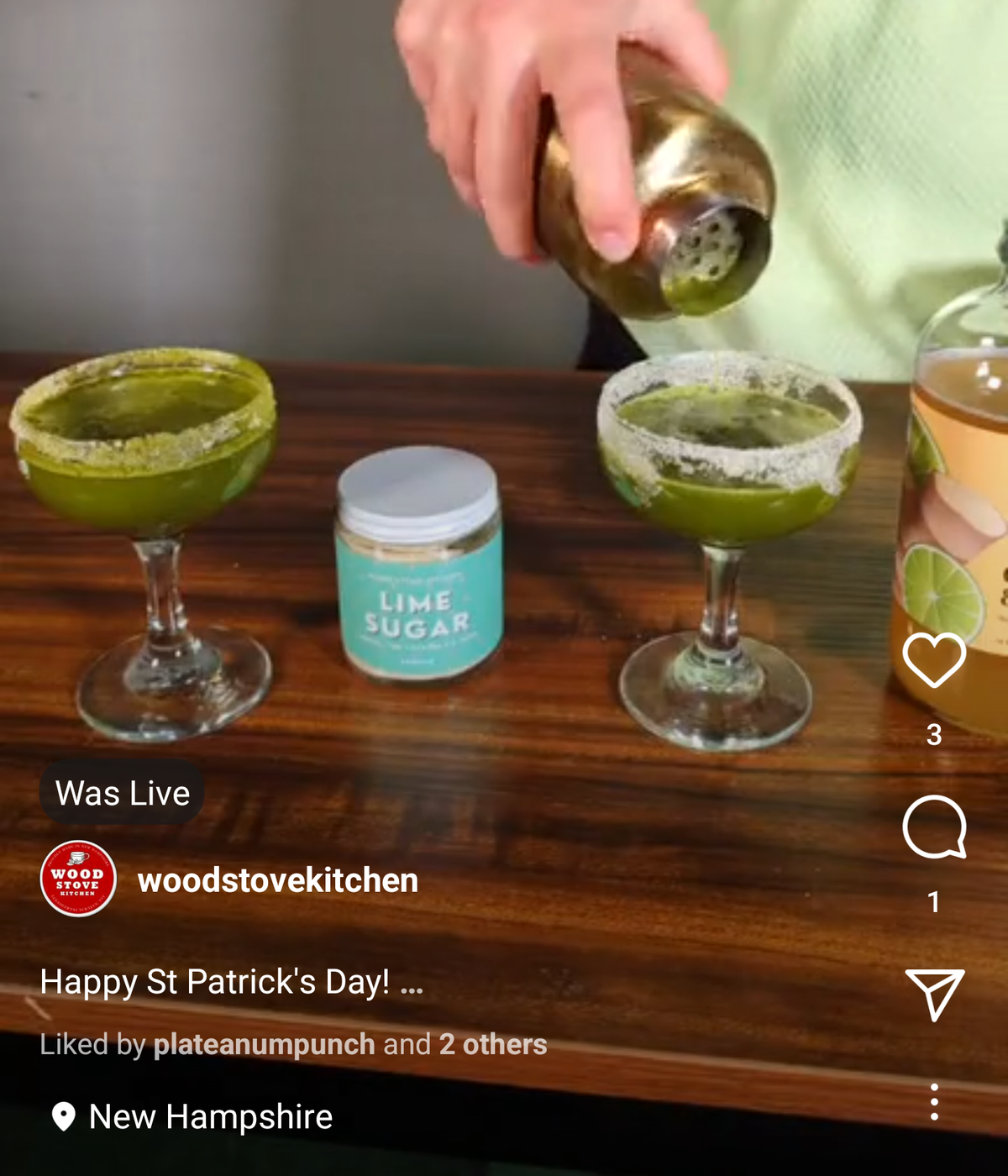 Matcha Mule Dublin St Patrick's Day St. Paddy's Day Cocktail Mixer Mocktail Mixer Ginger and Lime Moscow Mule Lime Sugar Shaken Cocktail Wood Stove Kitchen woodstovekitchen cocktail shaker all-natural ingredients