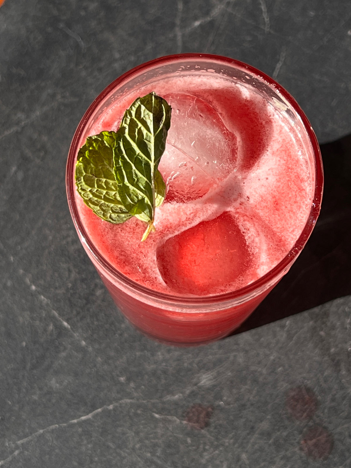 Cranberry Mint Mocktail with Wood Stove Kitchen Mulled Wine Cranberry Sauce