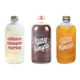 Glitter Cocktail Box: 3 of Our Glitter-Infused Mixers (Glitter Sangria, Glitter Mimosa & Glitter Simple Syrup)