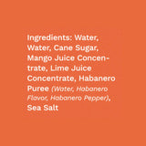 Mango Habanero Margarita Cocktail & Mocktail Mixer, 16 fl oz