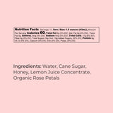 Rose Honey & Lemon Cocktail & Mocktail Mixer, 16 fl oz