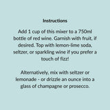 Sangria Wine, Cocktail & Mocktail Mixer, 16 fl oz