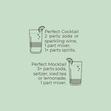 Grapefruit & Rosemary Cocktail & Mocktail Mixer, 16 fl oz
