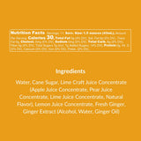 Moscow Mule Ginger & Lime Cocktail & Mocktail Mixer, 16 fl oz
