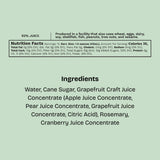 Grapefruit & Rosemary Cocktail & Mocktail Mixer, 16 fl oz